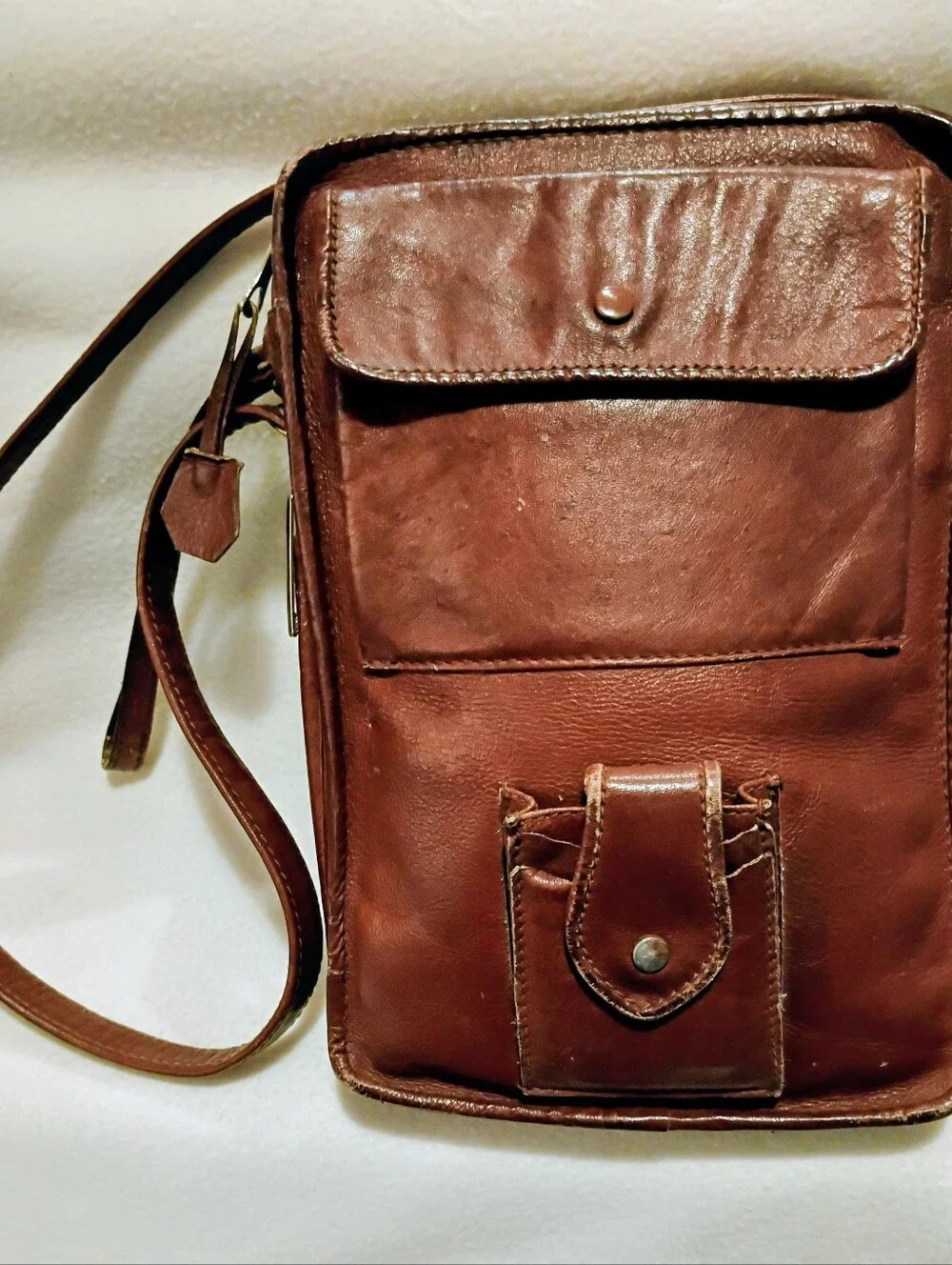 Fairfax Leather Hippie Satchel 70s Boho Good Goods